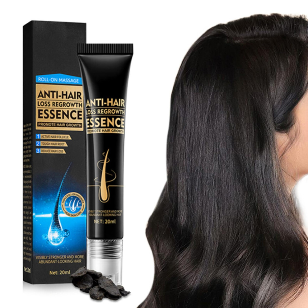 Grey Hair Darkening Serum For Hair, Polygonum Multiflorum Rollon Scalp Treatment, 1 Pack