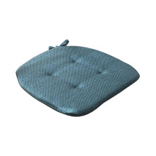 (L, Dark Blue) Anti-slip Chair Cushion Soft Breathable Comfortable Protective Lightweight Square Floor Butt Pillow Pad for Home KAESI