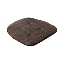 (L, Dark Coffee) Anti-slip Chair Cushion Soft Breathable Comfortable Protective Lightweight Square Floor Butt Pillow Pad for Home KAESI