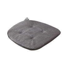 (L, Dark Gray) Anti-slip Chair Cushion Soft Breathable Comfortable Protective Lightweight Square Floor Butt Pillow Pad for Home KAESI