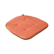 (L, Orange) Anti-slip Chair Cushion Soft Breathable Comfortable Protective Lightweight Square Floor Butt Pillow Pad for Home KAESI