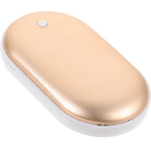 Roze oplaadbare handwarmers, draagbare oplader, verwarmer voor in de zak