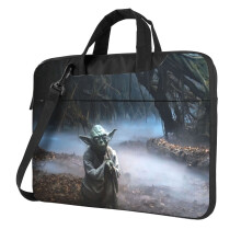 Drăguț desen animat Star Wars Baby Yoda Laptop Sleeve Computer Case Notebook Sleeve PC Messenger Bag Tablet Case Neoprene Handle Sleeve