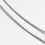 1 Ρολό Tiger Tail Wire από ανοξείδωτο ατσάλι με επικάλυψη νάιλον, ασημί 0,45 χιλ. περίπου 3