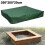 (200x200x20cm, Green) Sandbox Cover, Sandbox Canopy With Drawstring, Sandpit Pool Cover 1