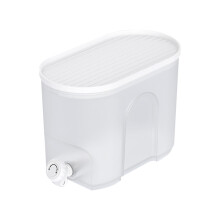 Chaleira elétrica de 5 litros com torneira e filtro, compatível com geladeira – Dispensador de suco de grande capacidade, balde para limonada.
