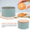 Eease Candy Packing Box Iron Cookie Case Cookie Box Holiday Cookie Candy Box 5