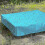 (150x150x20cm,Sky Blue)Sandbox Cover, Sandbox Canopy With Drawstring, Sandpit Pool Cover 3
