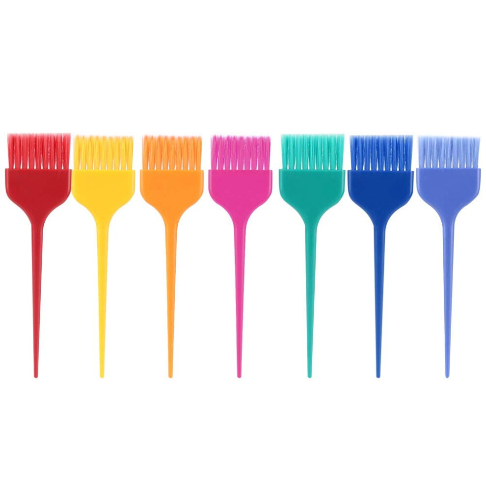 Hair Dye Brush Set 7pcs ABS Hair Coloring Kit with Soft Bristles for Salon and Home Use