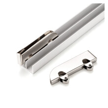 Stainless Steel Shower Door Roller Wheels, 5mm Sliding Glass Guide, 4 Pack, Replacement Parts for Showers and Cabinets