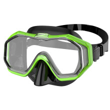 Snorkeling Goggles Nose Cover Anti Fog Tempered Glass Soft Silicone Seal Waterproof Adult Model Diving Goggles