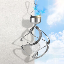 Carillon solaire lumineux, lampe LED extérieure étanche à couleurs changeantes pour jardin et villa, compatible avec l'énergie solaire