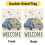 Σημαία κήπου Jbralid Welcome Spring Truck Floral 12x18, διπλής όψης, κάθετο λινό για εξωτερική 4