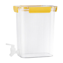 4.5L Cold Kettle with Faucet, Beverage Dispenser Compatible with Fruit Teapot, Lemonade/Milk Drink Container for Home Party Bar