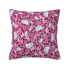 Hello Kitty Cartoon-Kissenbezug, dekorative Kissenbezüge für Sofa und Zuhause, fröhliche saisonale Couchkissenbezüge 61 x 61 cm