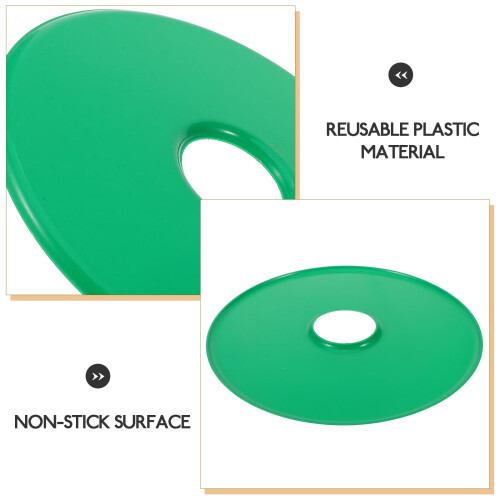 Nishuna Plastic Dehydrator Sheets Round Non-stick Fruit Dehydrator Mats Baking Mat 2
