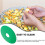 Nishuna Plastic Dehydrator Sheets Round Non-stick Fruit Dehydrator Mats Baking Mat 5