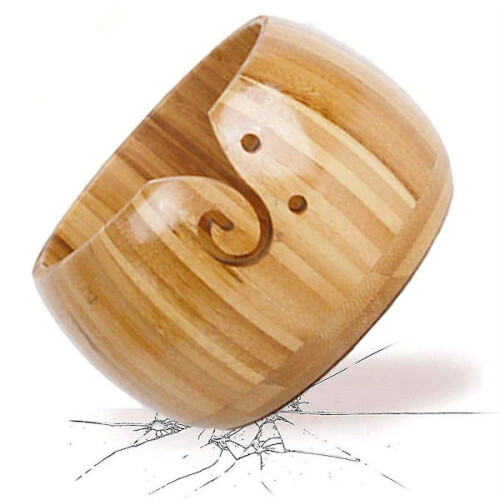 Garnschale aus Holz, Stil 3 2