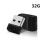 Clé USB Mini 32 Go, format mini U, pour PC et ordinateur portable, noire (32 Go) 1