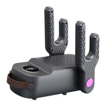Shoe Dryer with Touch Control Timer, Foldable Dual Boot Warmer for Travel, 110V