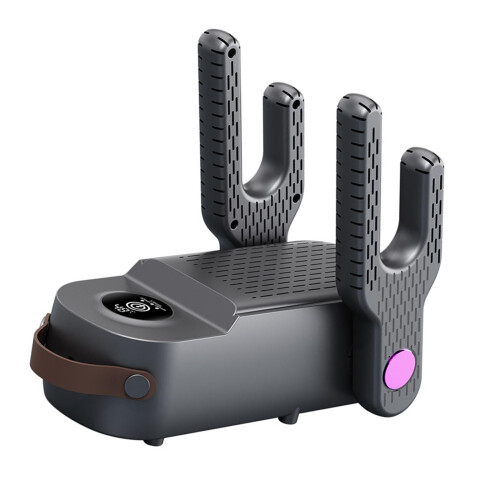 Shoe Dryer with Touch Control Timer, Foldable Dual Boot Warmer for Travel, 110V