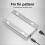 jixopn Type-C/USB 3.0 harddiskkabinet til 3,5/2,5 tommer SATA harddisk (EU-stik) 5