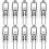 G4 Halogen Light Bulbs 10W 12V Clear Capsule 2 Pin Lamp Bulb Halogen Pin Base Warm White Dimmable 10 Pack 1