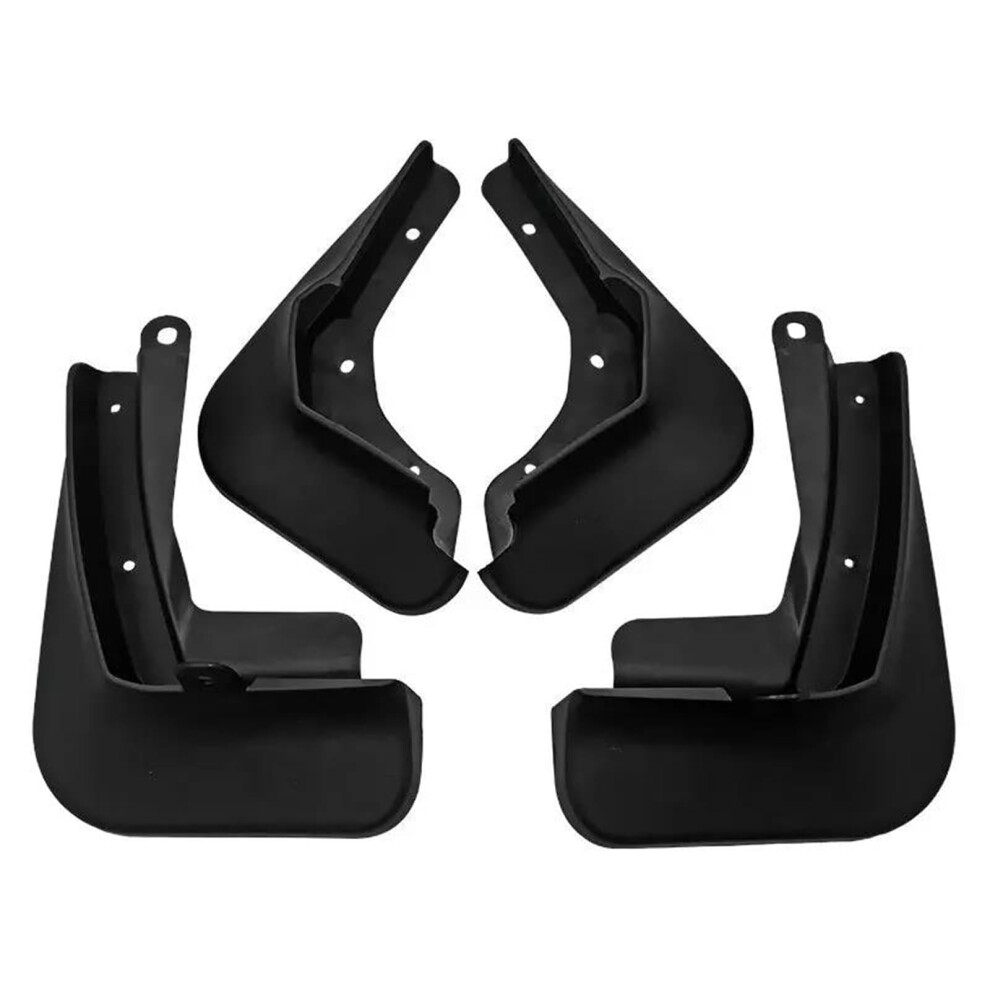 4Piece Mud Flaps Front And Rear Compatible For Nissan Altima For Teana 2019 Black 9382693672230