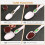 Digital Measuring Spoon, Weighing Spoon Scale 500g/0.1g High Precision with LCD Display Suitable for Kitchen Gadgets 3
