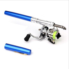 Mini Fishing Rod Pen Portable Telescopic Carbon Fiber Fishing Pole 1M/1.4M Travel Pocket Sea Rods With Spinning Reel