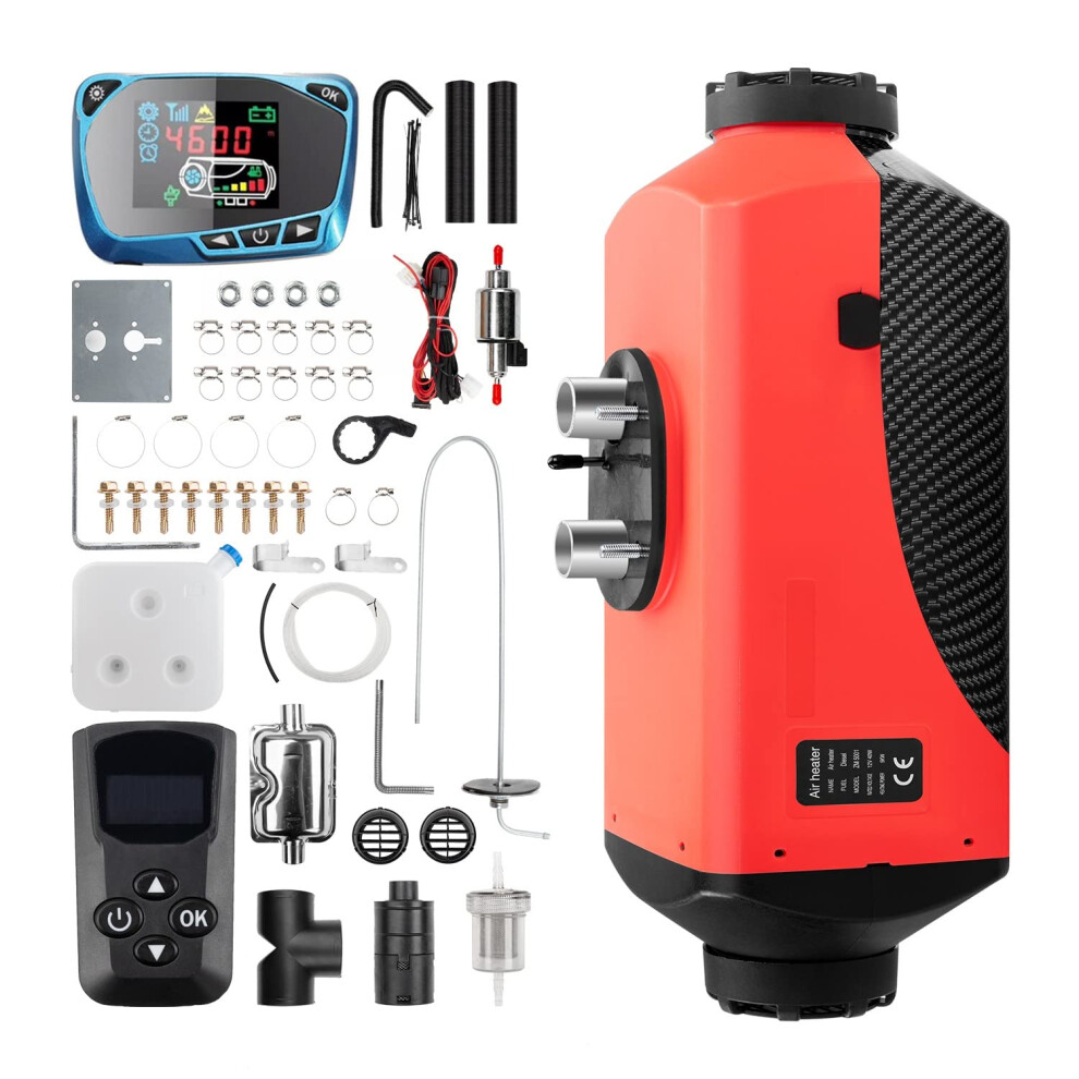 1Inch Diesel Heater, 12V 2Kw/5Kw/8Kw With Lcd Switch Remote For Car, Rv, Boat 9382693658135