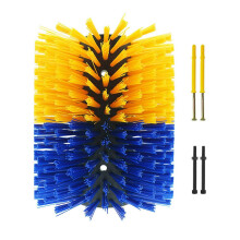(A, Yellow) Livestock Scratch Brush Horse Scratcher Full Massage Grooming Tool for Cow Cattle Sheep Horses Pigs to Relieve Itching on Back