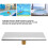Waterfall Tub Spout G1/2 External Thread for Bathroom & Pool Wall Mount Silver 5