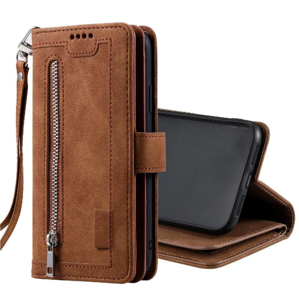 Flip Case For Compatible With Iphone 13 Mini Pu Leather 9 Card Slots Kickstand Wallet Lanyard 9173940132283
