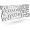Backlit Bluetooth Keyboard for All Devices - Great for Saving Space - Rechargeable Small Keyboard 1
