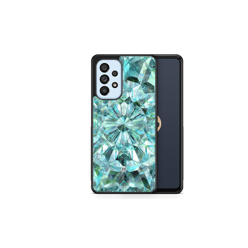 Bjornberry Case Compatible With Samsung Galaxy A53 5G - Crystals Green 9448196148402