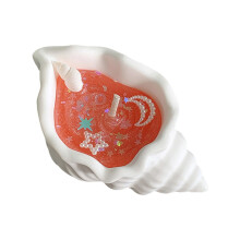 Vela aromática criativa em formato de concha, feita à mão, com fragrância marinha não natural. Ideal para decoração de casa. Em promoção.