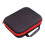 (Square, Red) Tool Storage Bag Large Capacity Zipper Closure Shockproof Impact Resistant Electric Scissors Drill Bits Organizer Carrying Case 1