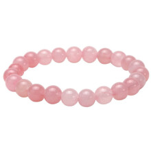 stk. elastisk armbånd med naturstein8 mm rundt perlearmbånd med par- og enkle smykker