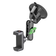 (A)Magnetic Phone Holder for Car 360-degree Adjustable Suction Cup Car Mount Vacuum Phone Stand for Windshield Dashboard