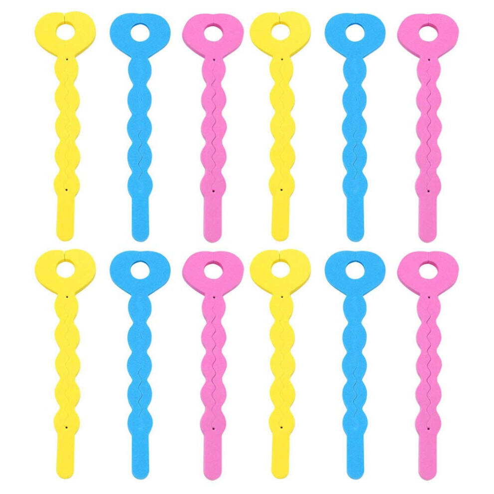 24pcs Foam Hair Curlers Heatless Soft Sponge Rollers for Overnight No Heat Curls