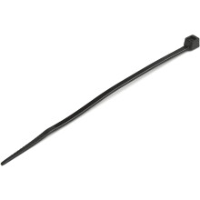 Bridas para cables de 4" (10 cm) - 1/16" (2 mm) de ancho, 7/8" (22 mm) de diámetro del haz, resistencia a la tracción de 18 lb (8 kg), nailon