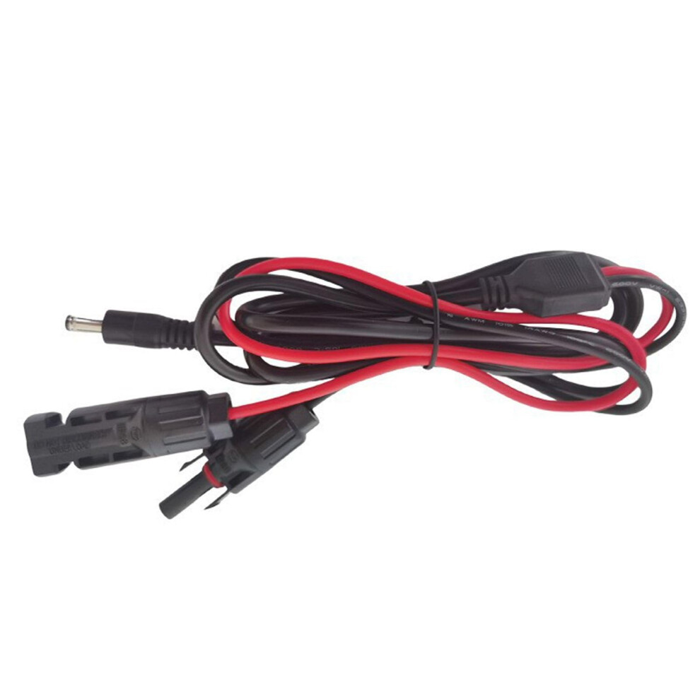 Solar Panel Adapter 5.5X2.1mm Waterproof Solar Charging Cable Fast Charging For Outdoor Use 9365369280953