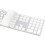 Capa protetora para teclado compatível com teclado USB com fio da Apple com teclado numérico (A1243, modelo MB110LL/B, NÃO compatível com Magic). 4