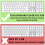 Capa protetora para teclado compatível com teclado USB com fio da Apple com teclado numérico (A1243, modelo MB110LL/B, NÃO compatível com Magic). 2