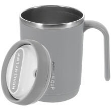 Mug isotherme en acier inoxydable avec couvercle, verre Ă eau, gobelet de voyage sous vide