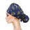 Working Cap with Buttons, Breathable Cotton Scrub Cap with Ponytail Pouch and Adjustable Tie Back 1