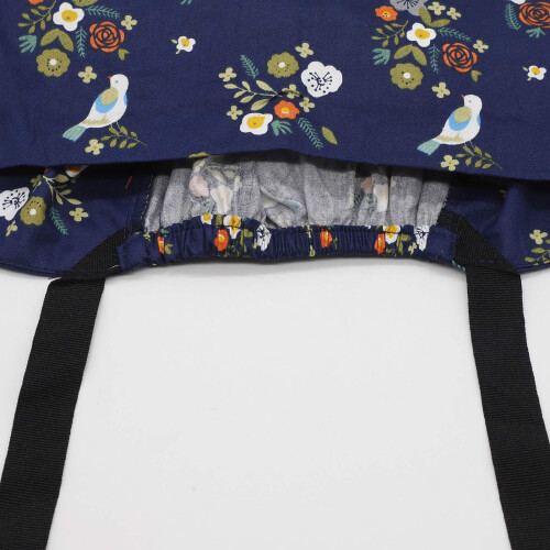 Working Cap with Buttons, Breathable Cotton Scrub Cap with Ponytail Pouch and Adjustable Tie Back 2