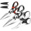 3 Pack Heavy Duty Kitchen Shears Stainless Steel Kitchen Scissors Ultra compatible with Sharp 1