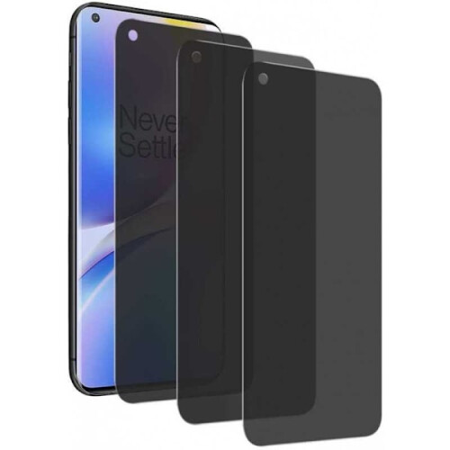2-PACK συμβατό με OnePlus8T Privacy Tempered Glass 0.26mm 2.5D 9H Διαφανές